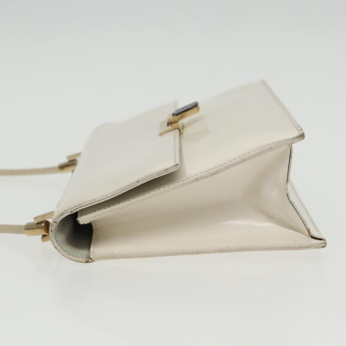 Gucci White Leather Shoulder Bag ()
