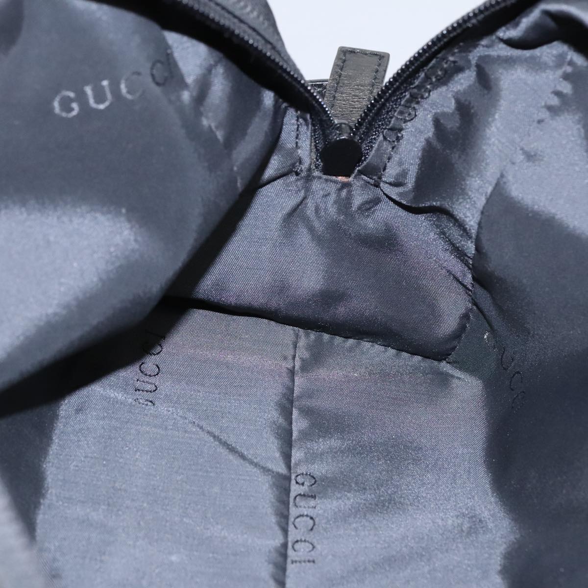 Gucci Black Canvas Clutch Bag ()