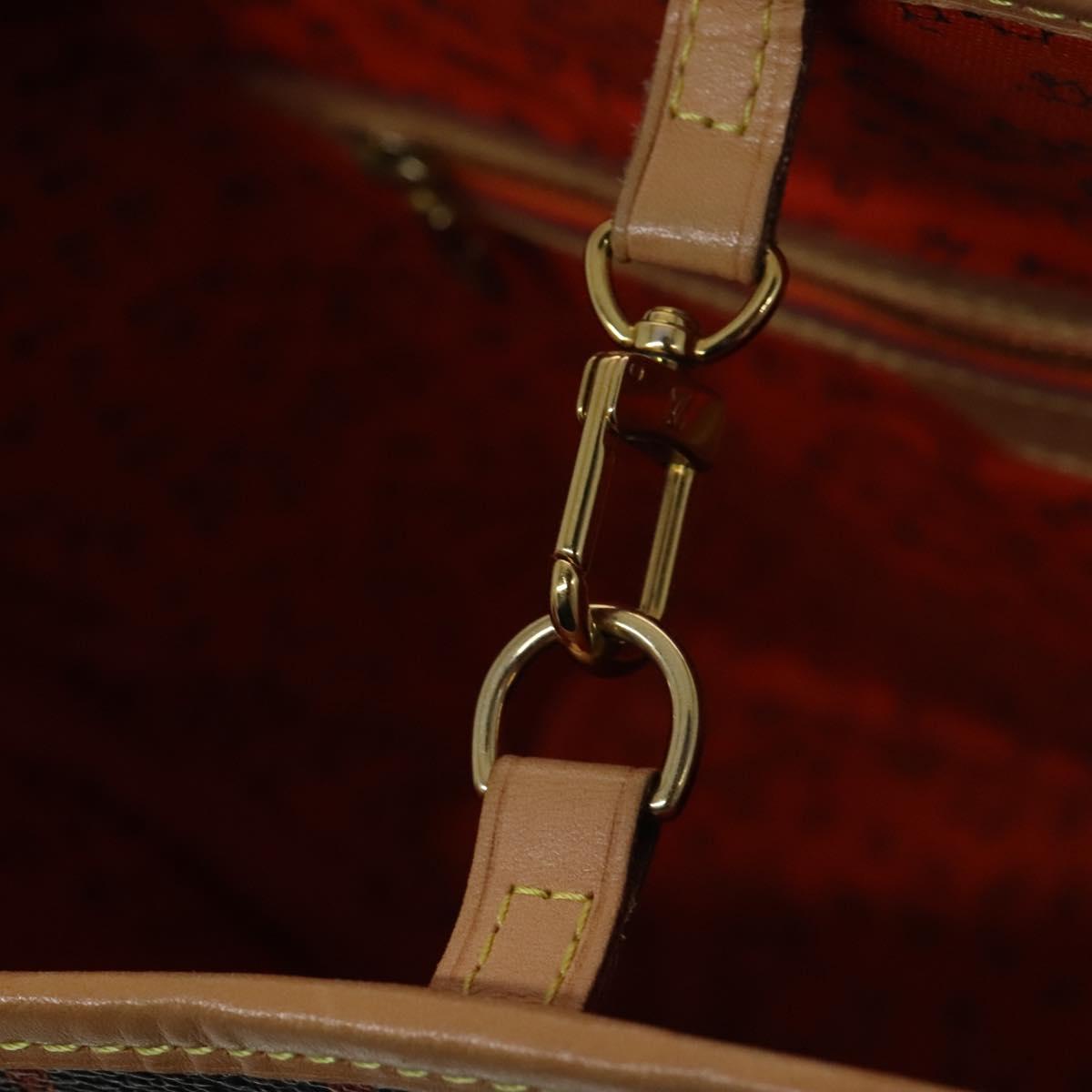 Louis Vuitton Neverfull Mm Black Canvas Tote Bag ()
