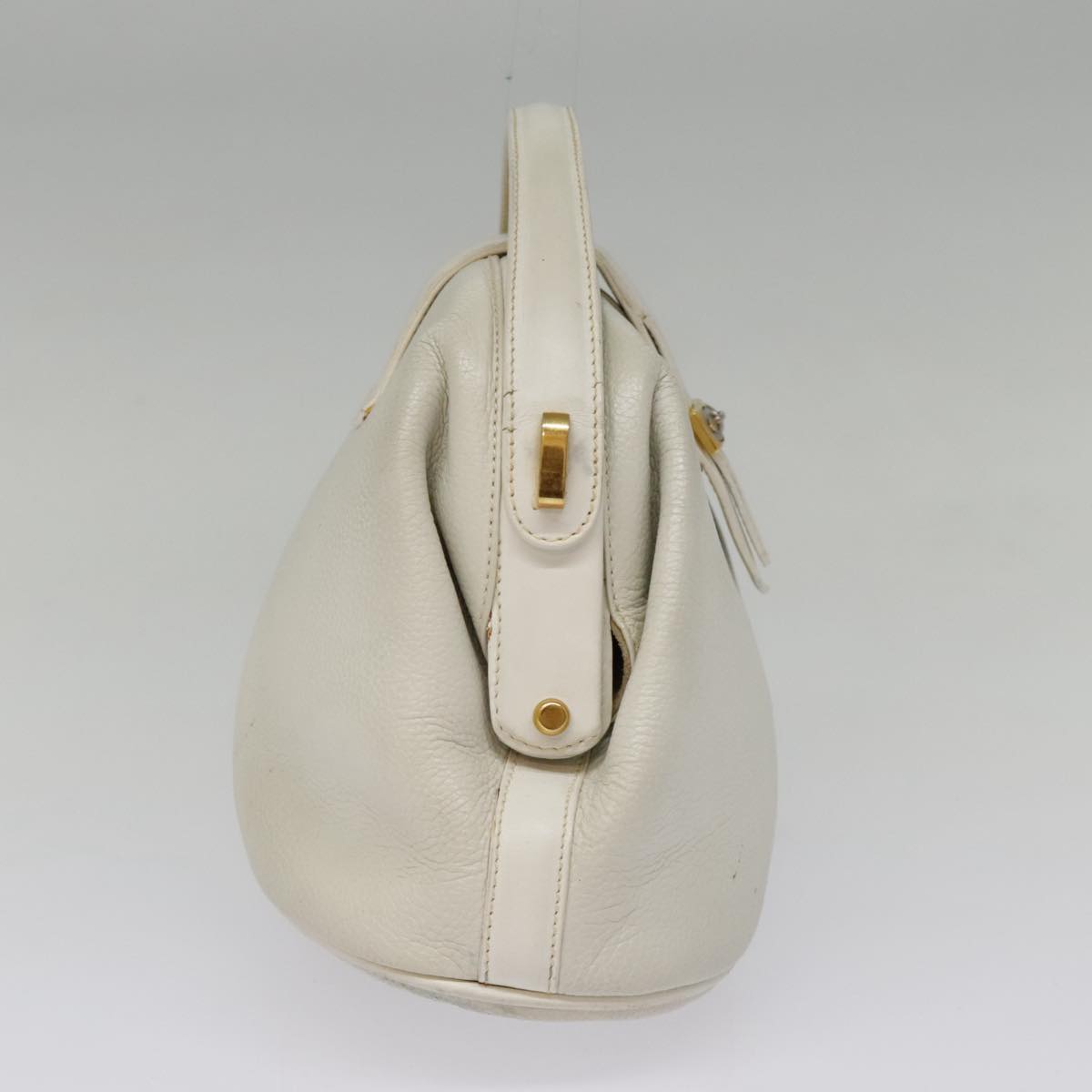 Gucci White Leather Shoulder Bag ()