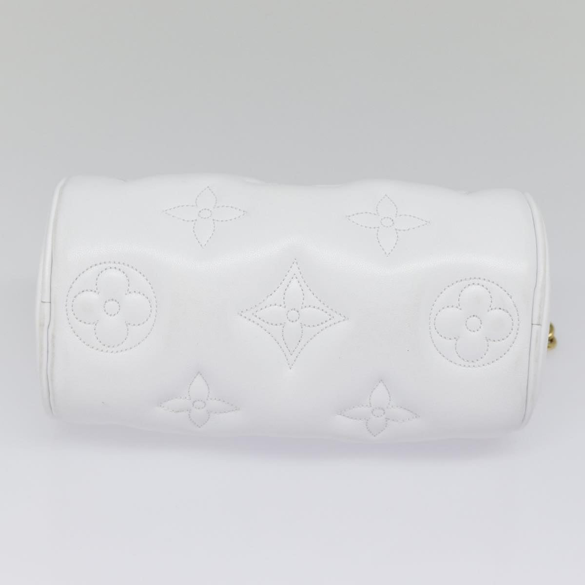Louis Vuitton Papillon White Leather Handbag ()