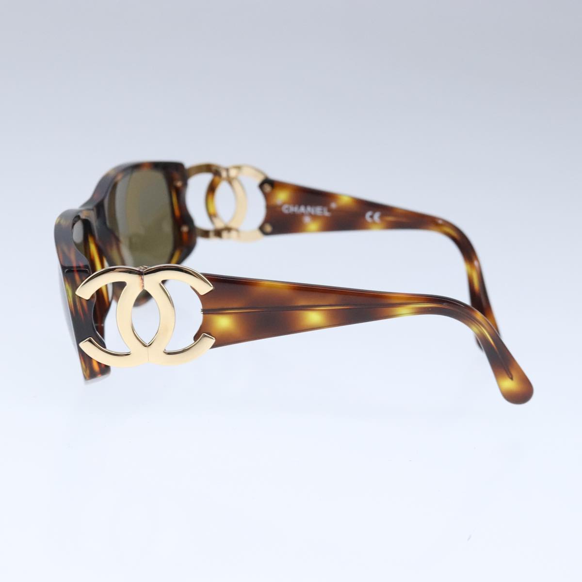 Chanel Coco Mark Brown Plastic Glasses ()