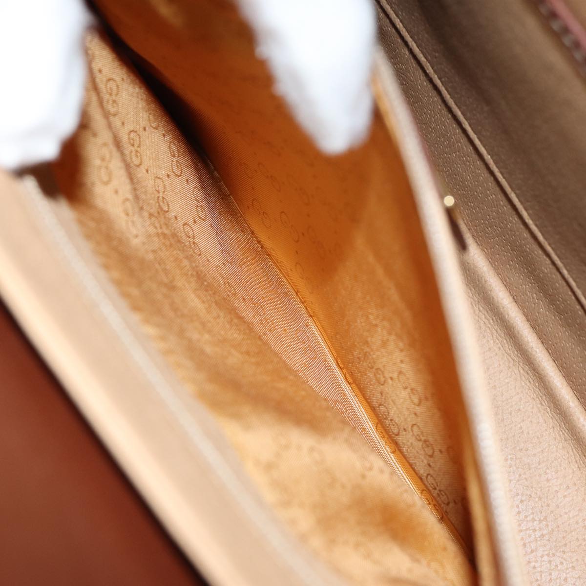 Gucci Brown Canvas Shoulder Bag ()