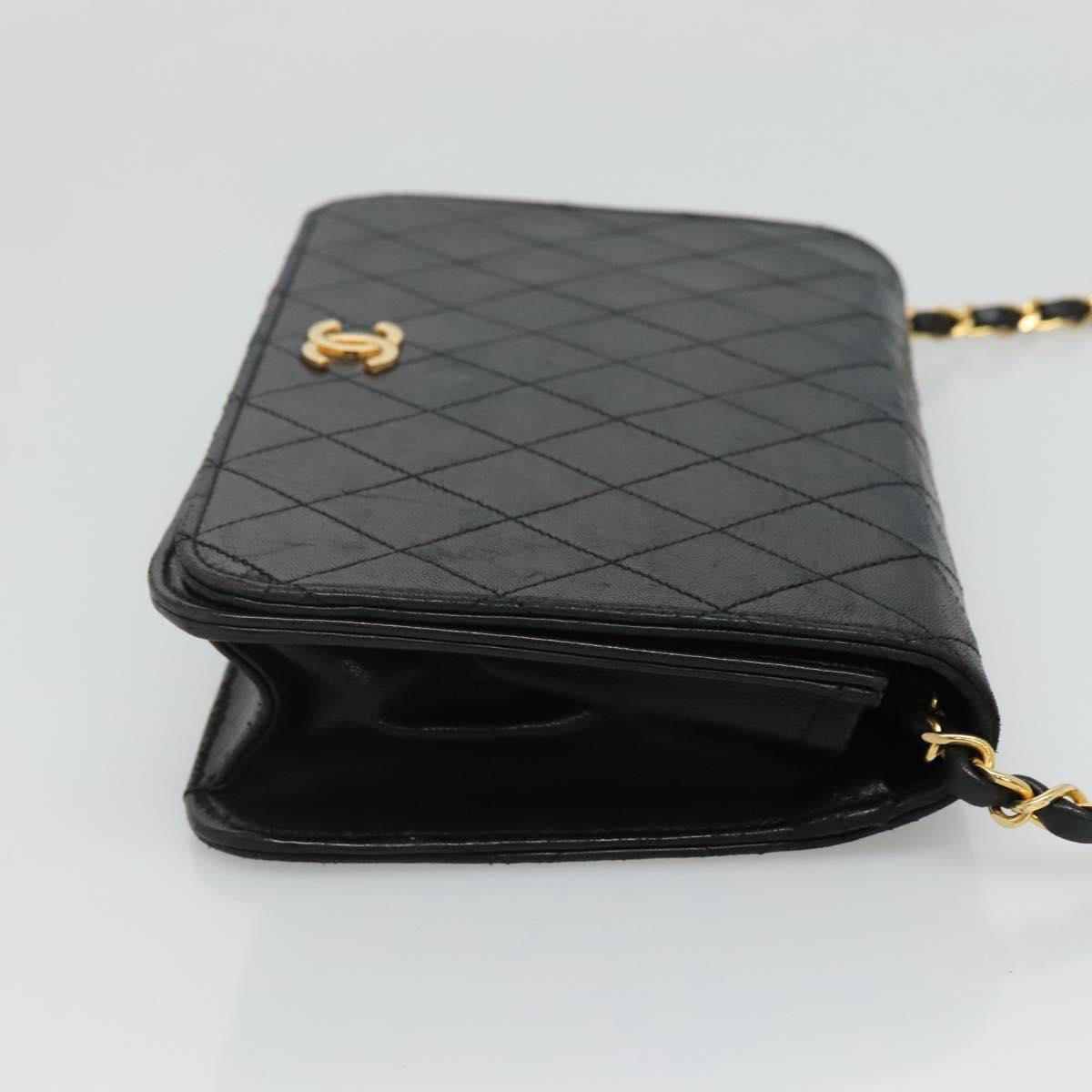 Chanel Wallet On Chain Black Leather Shoulder Bag ()