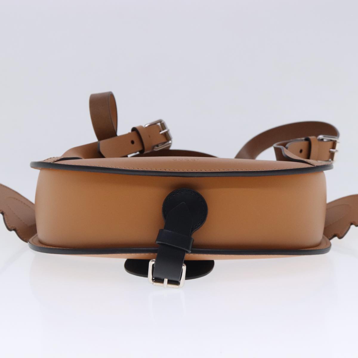 Gucci Brown Leather Backpack Bag ()