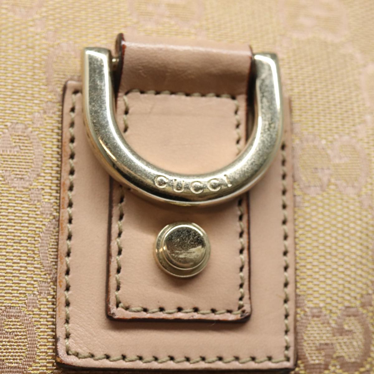 Gucci Gg Canvas Pink Canvas Shoulder Bag ()