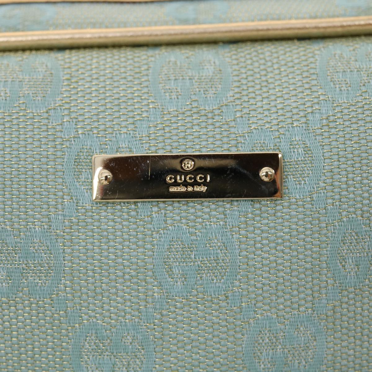 Gucci -- Blue Canvas Handbag ()