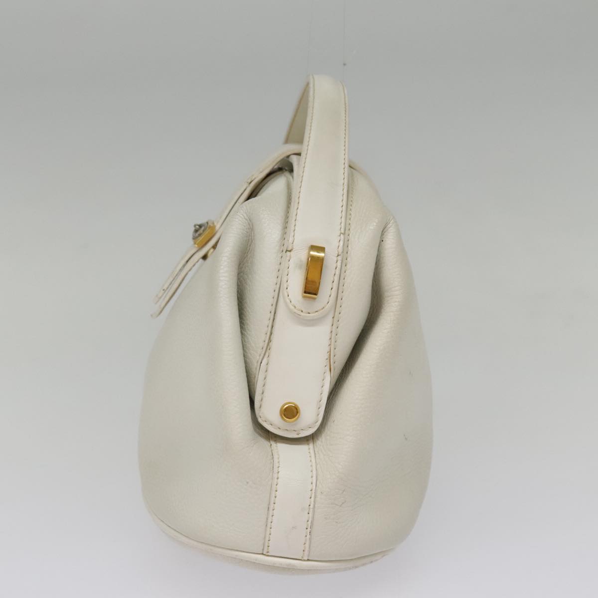 Gucci White Leather Shoulder Bag ()