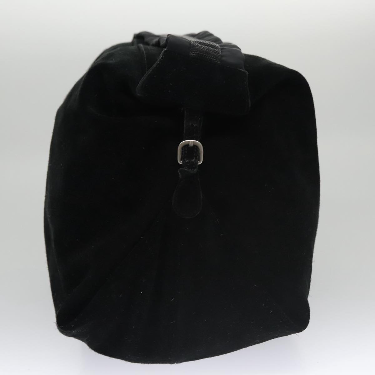 Chanel Black Suede Shoulder Bag ()