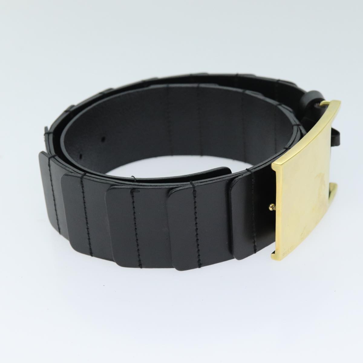 Gucci Black Leather Belt ()