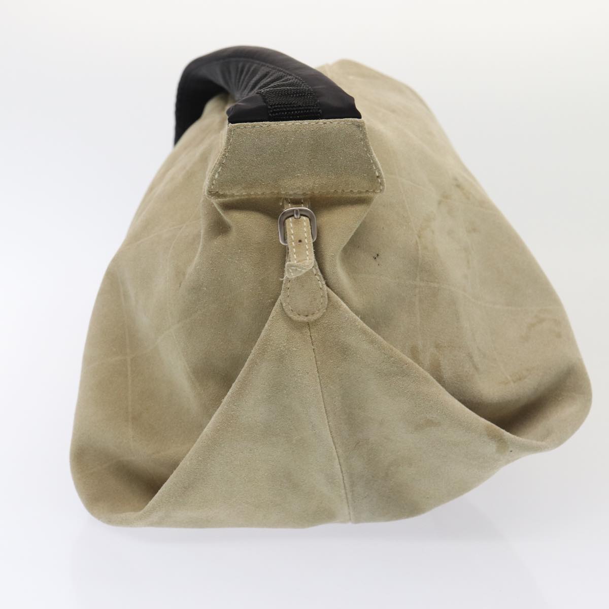 Chanel Beige Suede Shoulder Bag ()