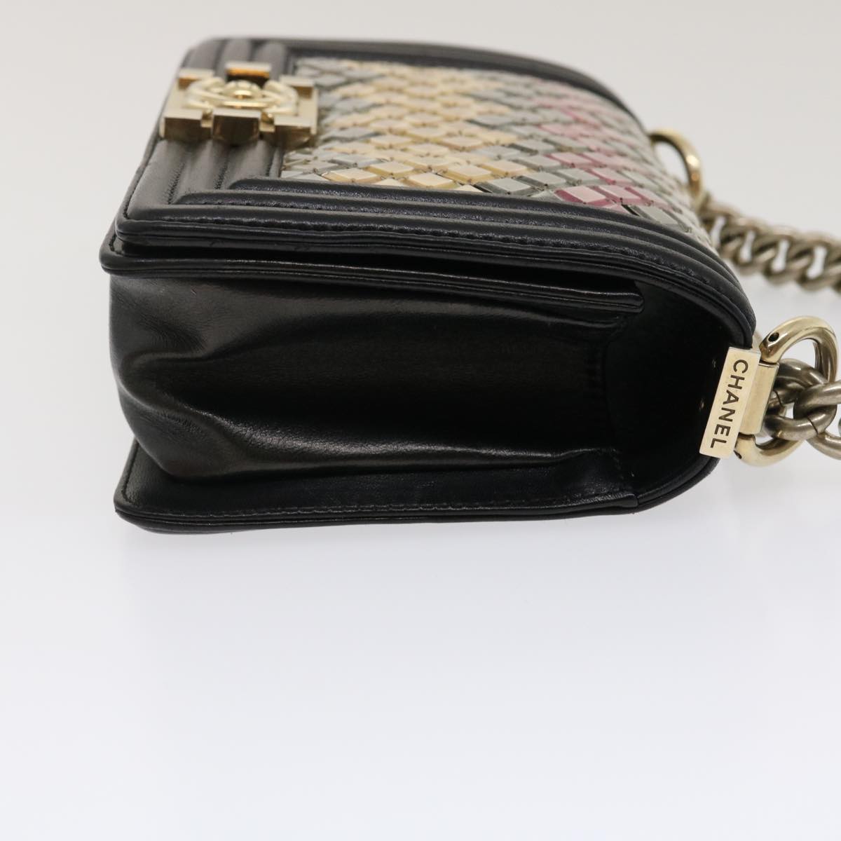 Chanel Boy Multicolour Leather Shoulder Bag ()