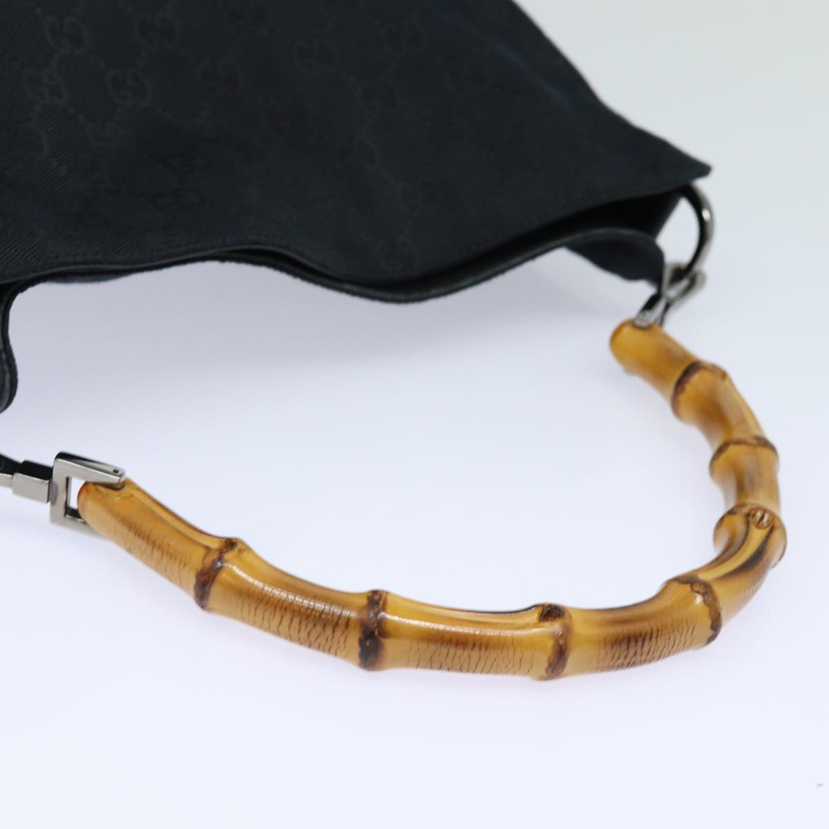 Gucci Marmont Gm Black Canvas Handbag ()