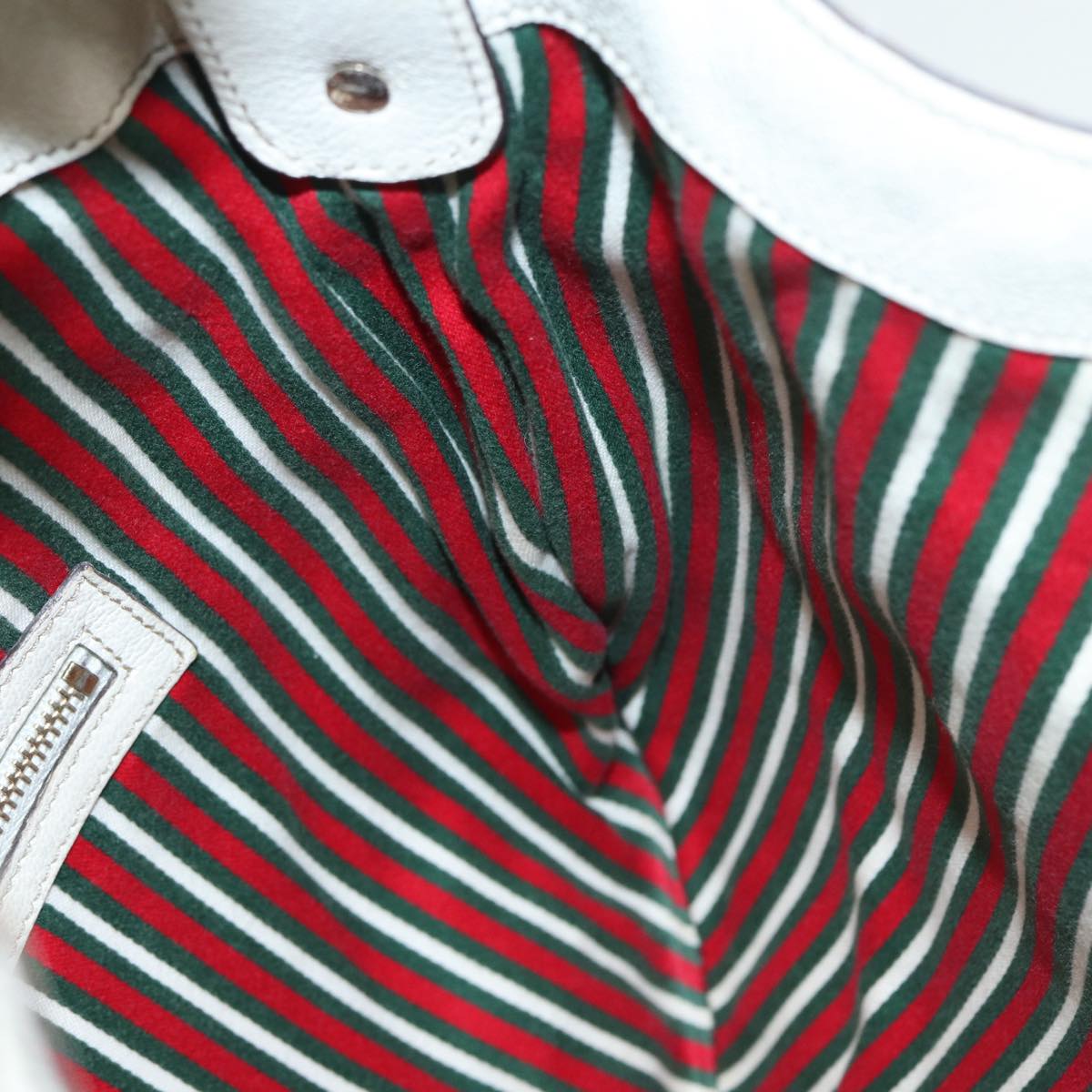 Gucci Hobo Beige Leather Shoulder Bag ()