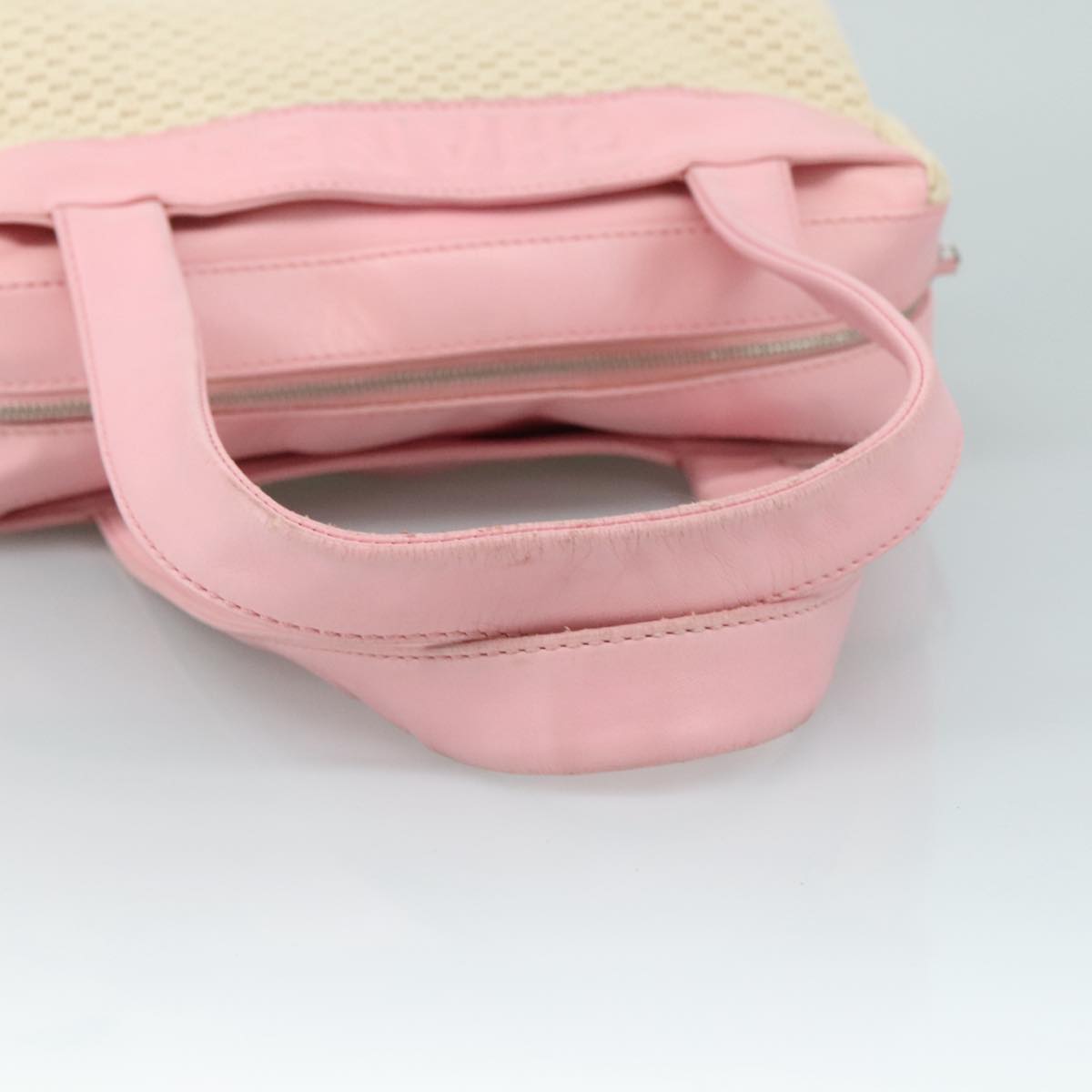 Chanel Beige Cotton Handbag ()