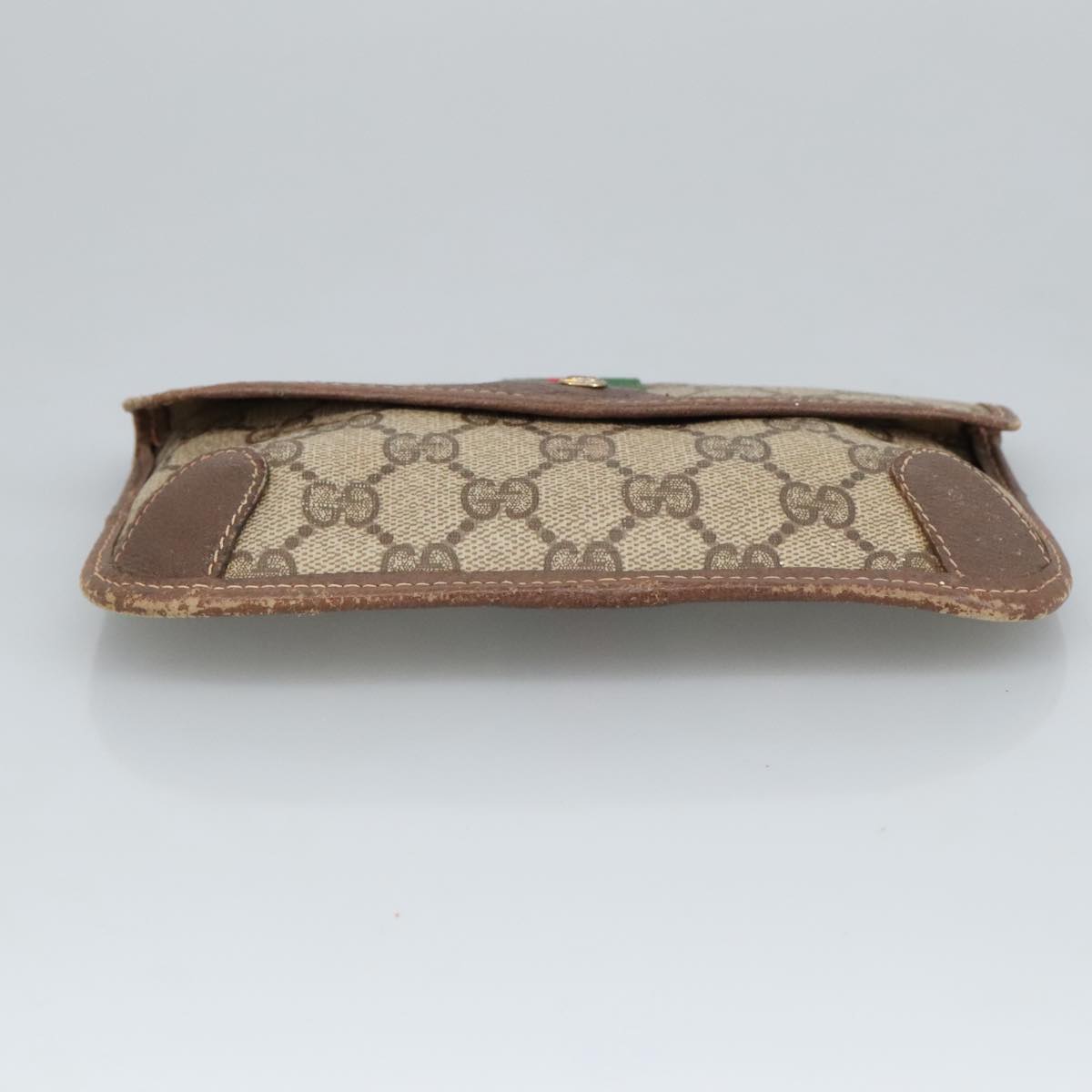Gucci Ophidia Beige Canvas Clutch Bag ()