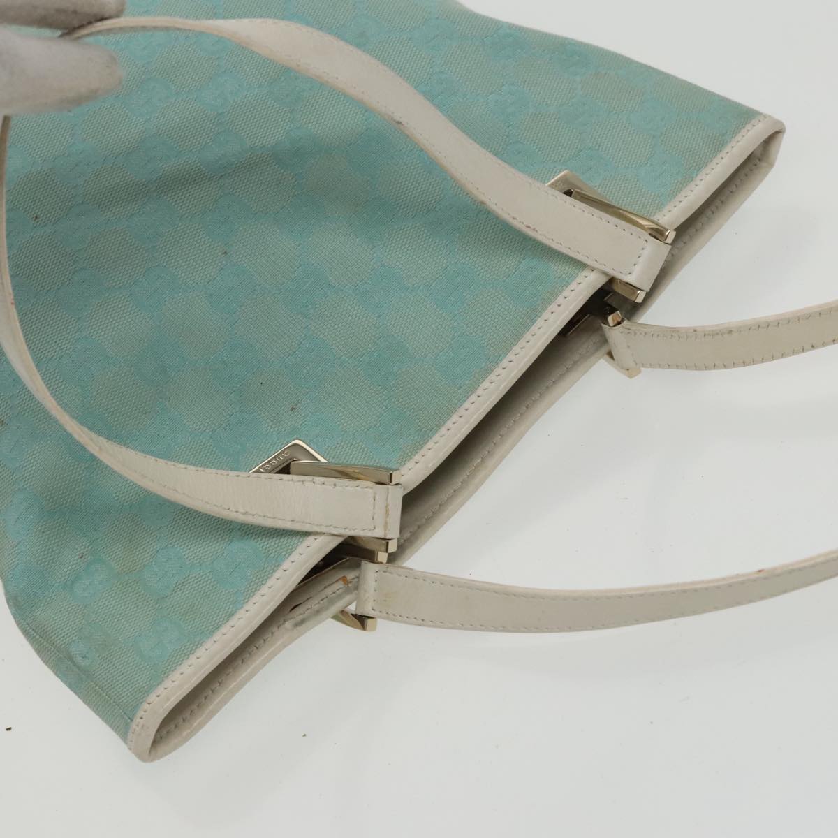 Gucci Blue Canvas Tote Bag ()