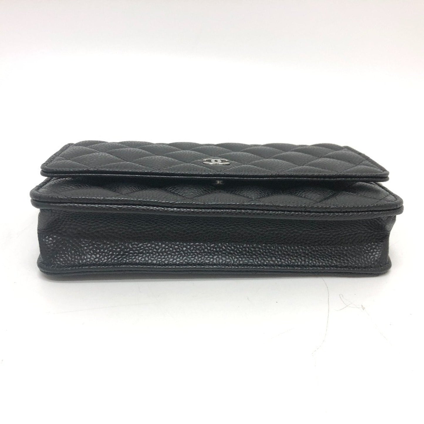 Chanel Black Caviar Leather Shoulder Bag ()