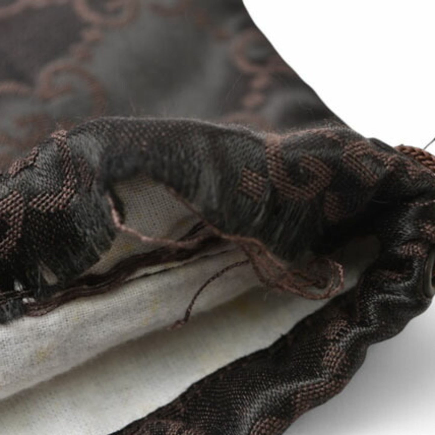 Gucci Beige Brown Coated Canvas Shoulder Bag ()