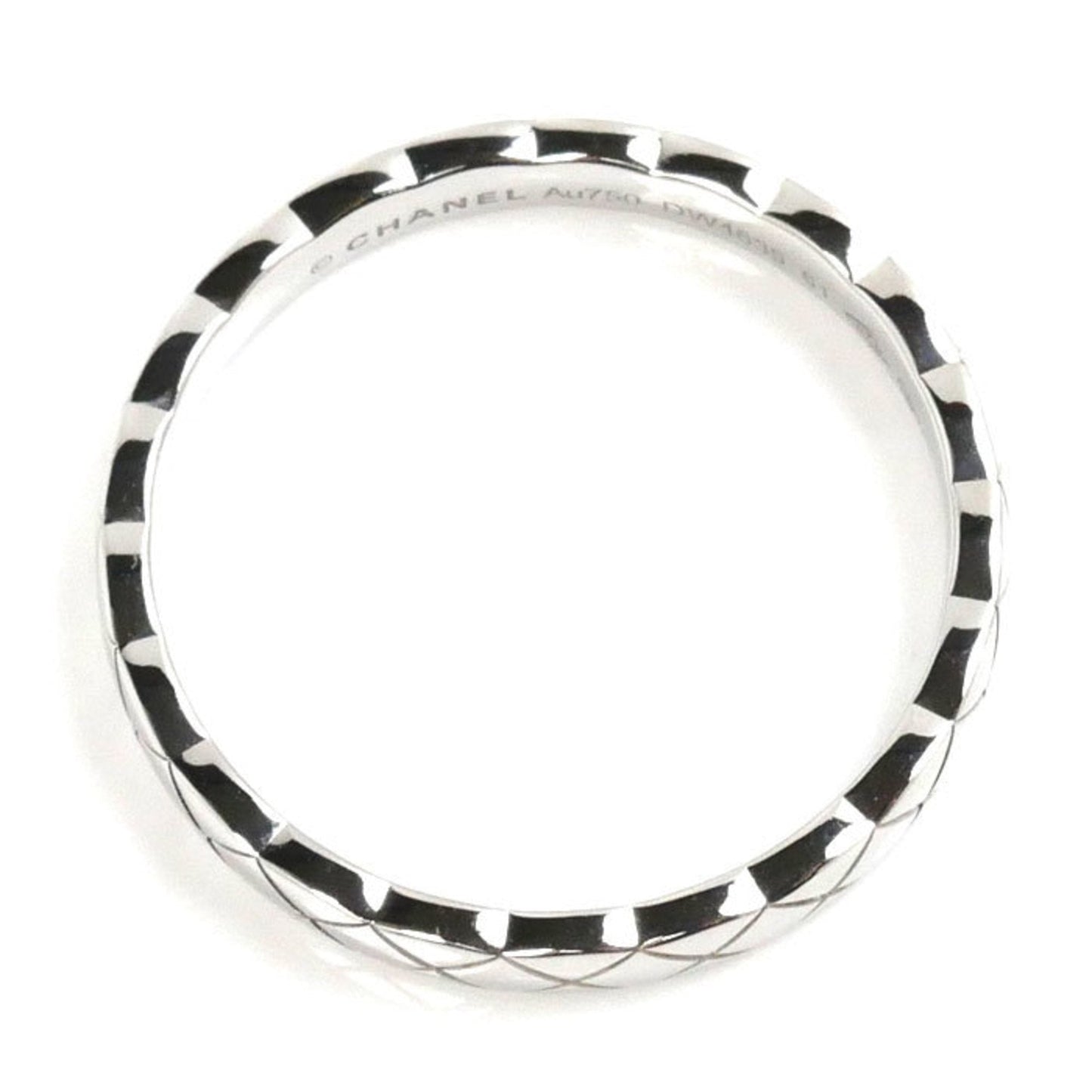 Chanel White Gold (18K) Band Ring ()