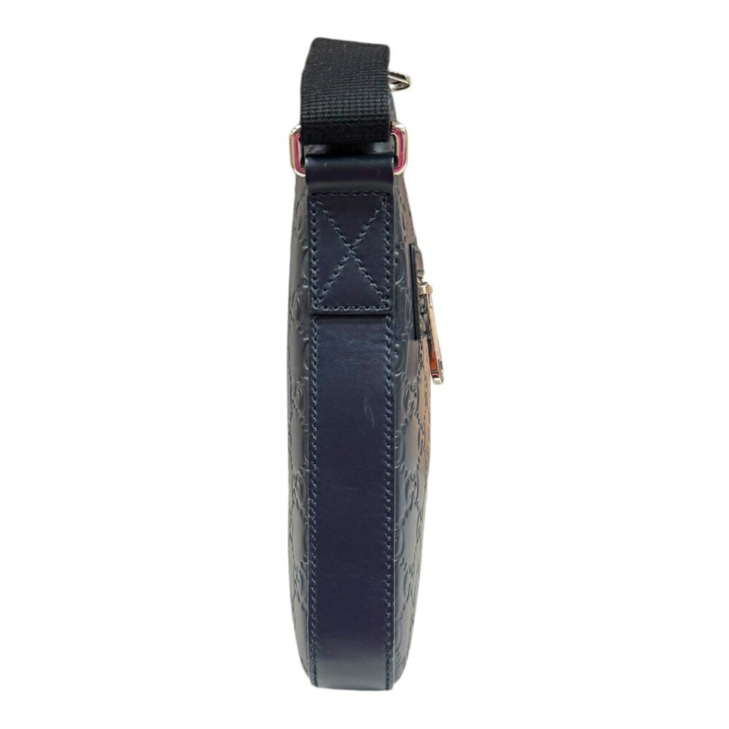 Gucci Navy Leather Shoulder Bag ()