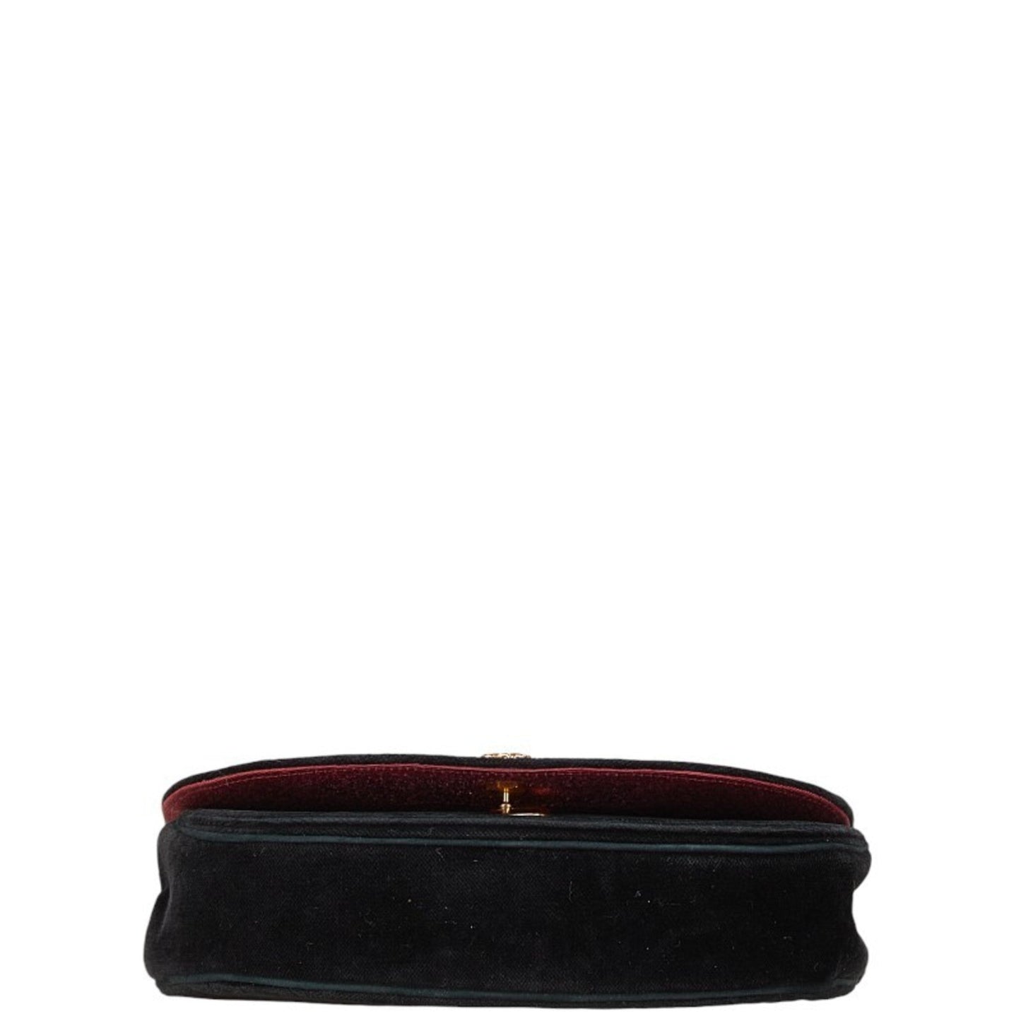 Chanel Black Suede Shoulder Bag ()