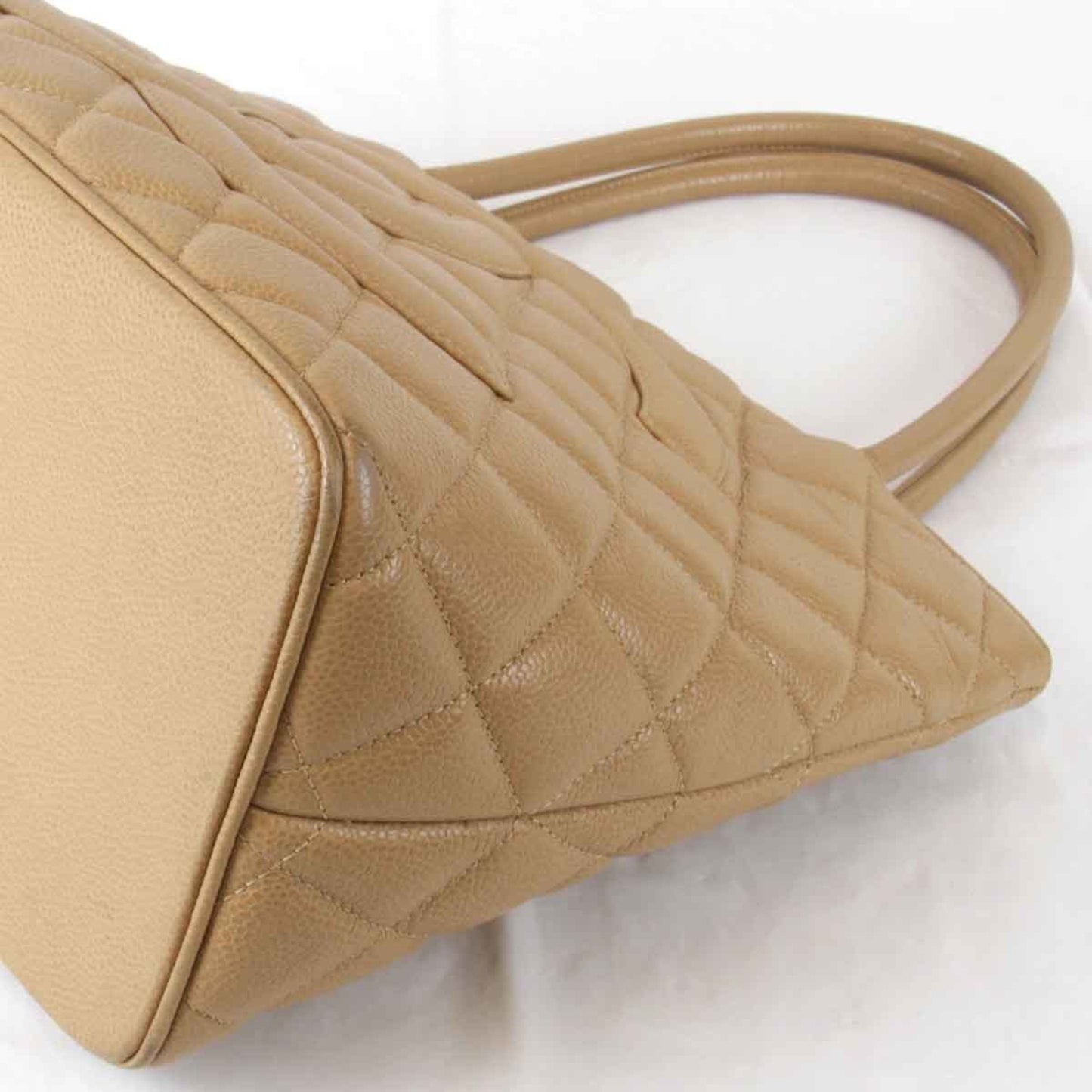 Chanel Brown Grained Calfskin Tote Bag ()