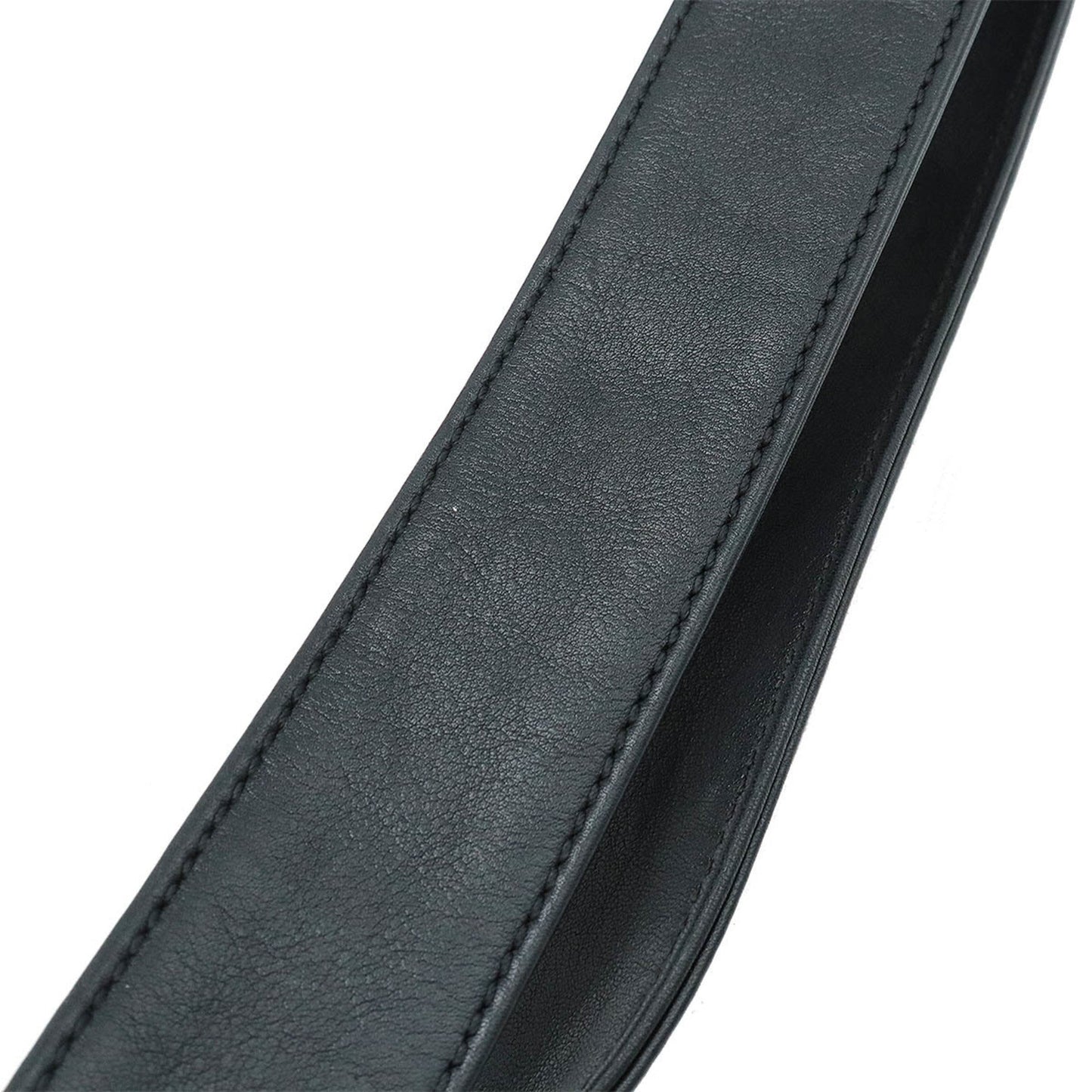 Chanel Black Leather Shoulder Bag Tote Bag ()