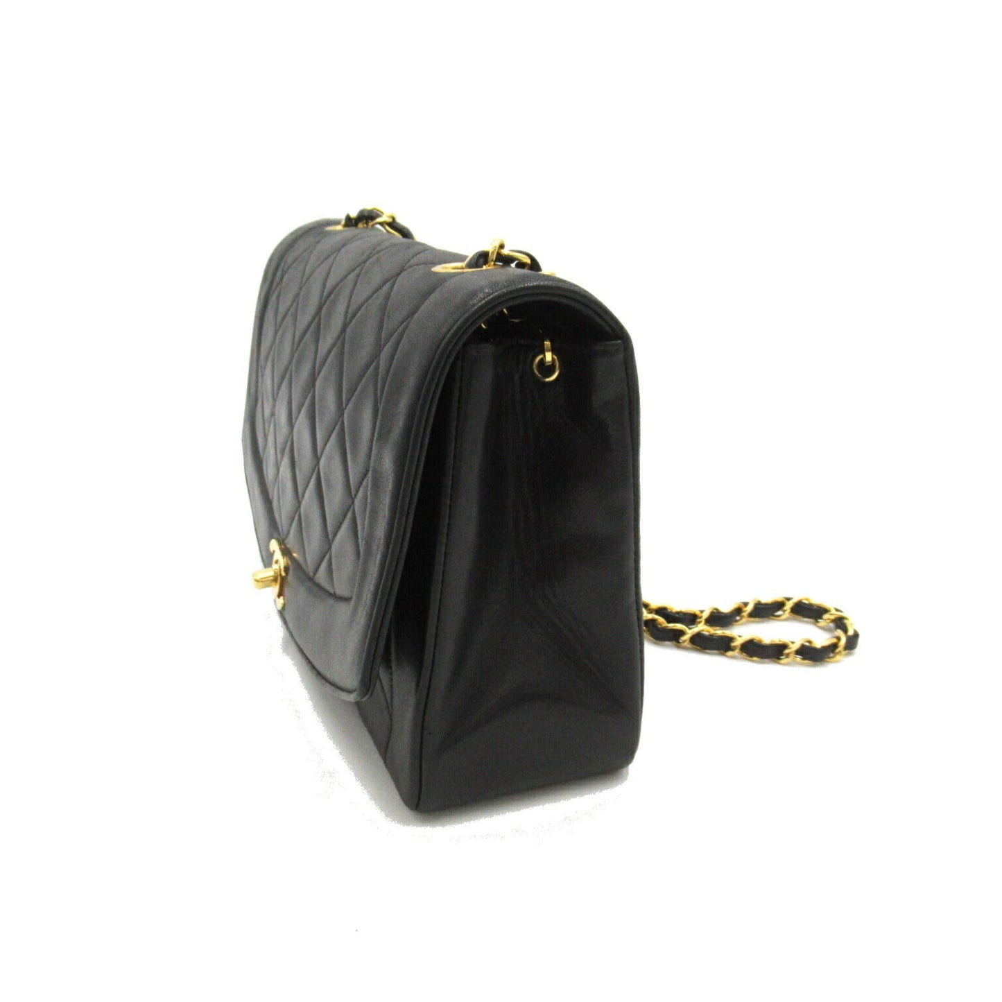 Chanel Black Leather Shoulder Bag ()