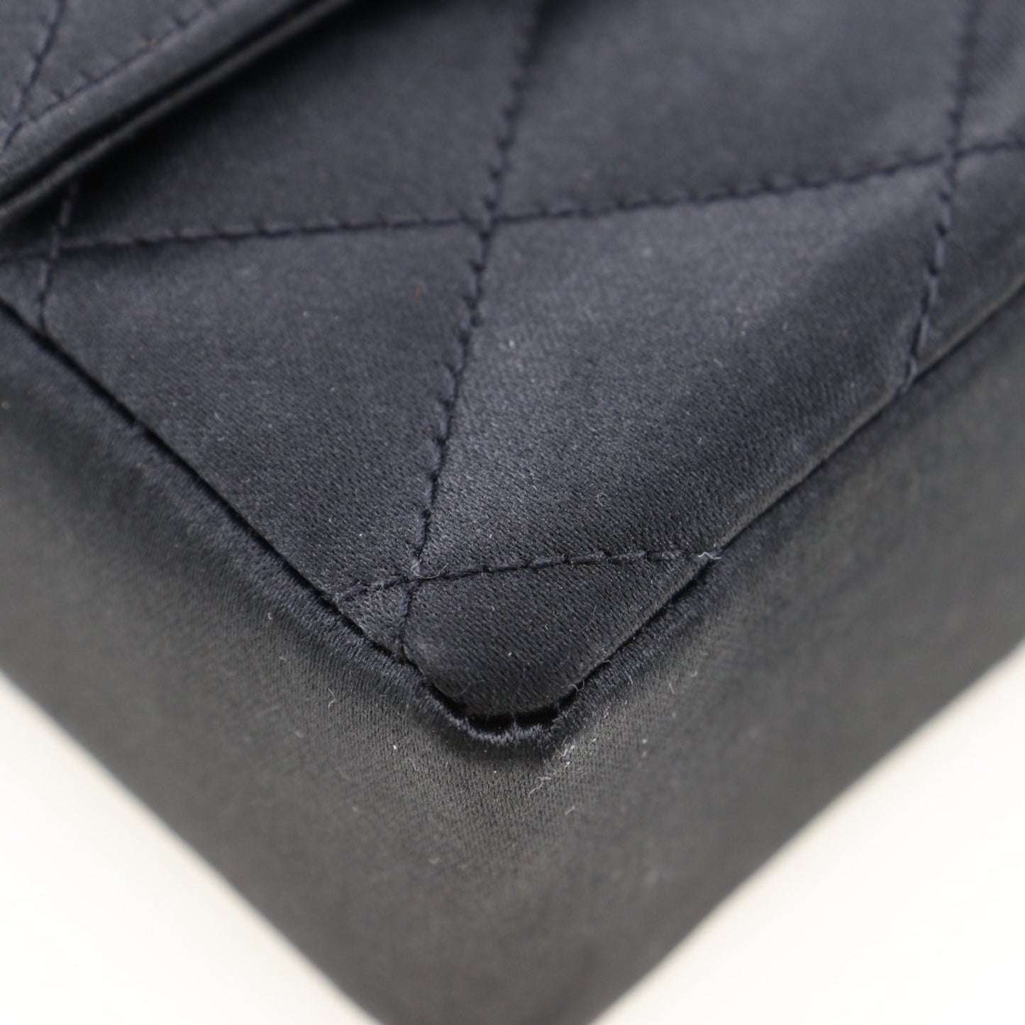 Chanel Black Satin Shoulder Bag ()