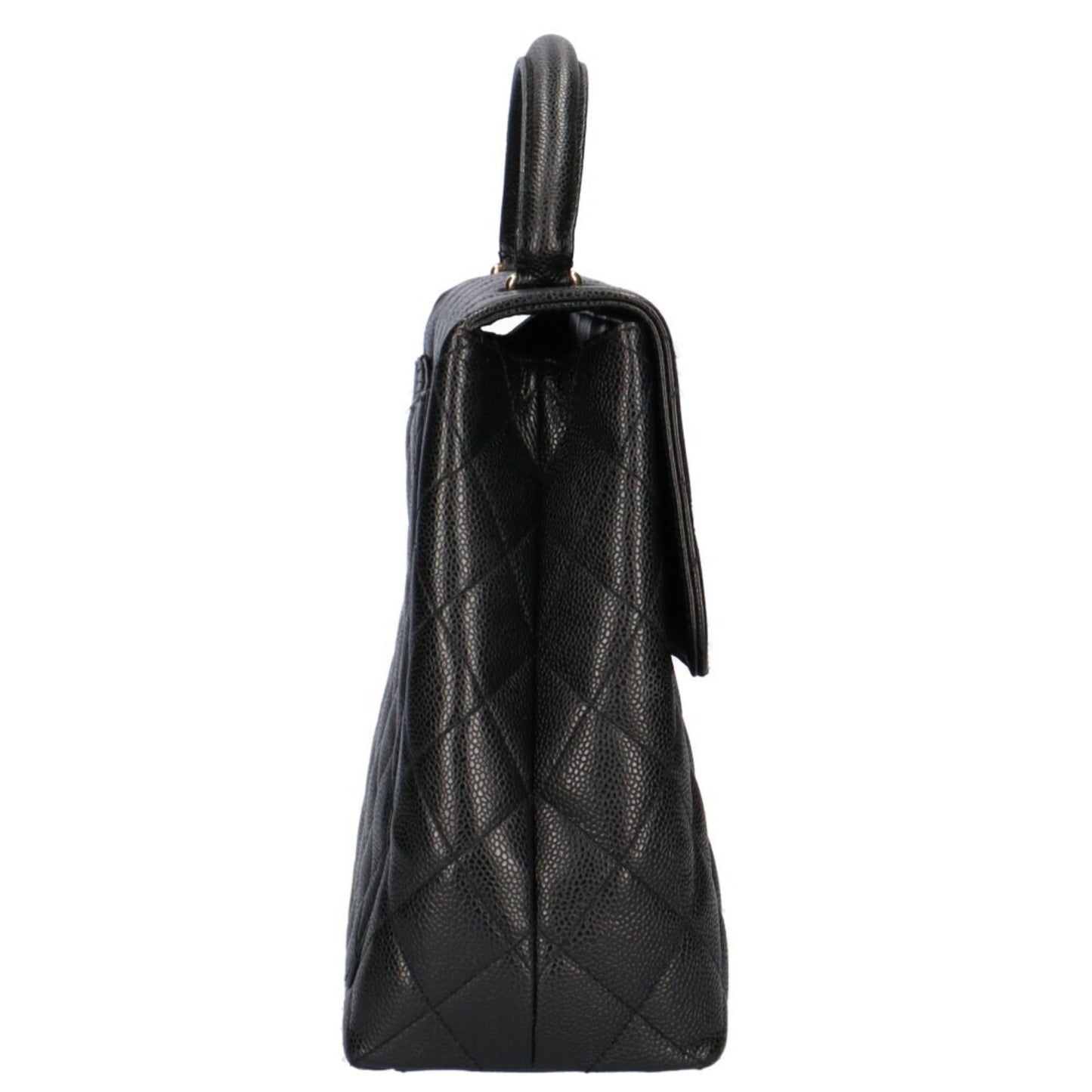 Chanel Black Caviar Leather Handbag ()