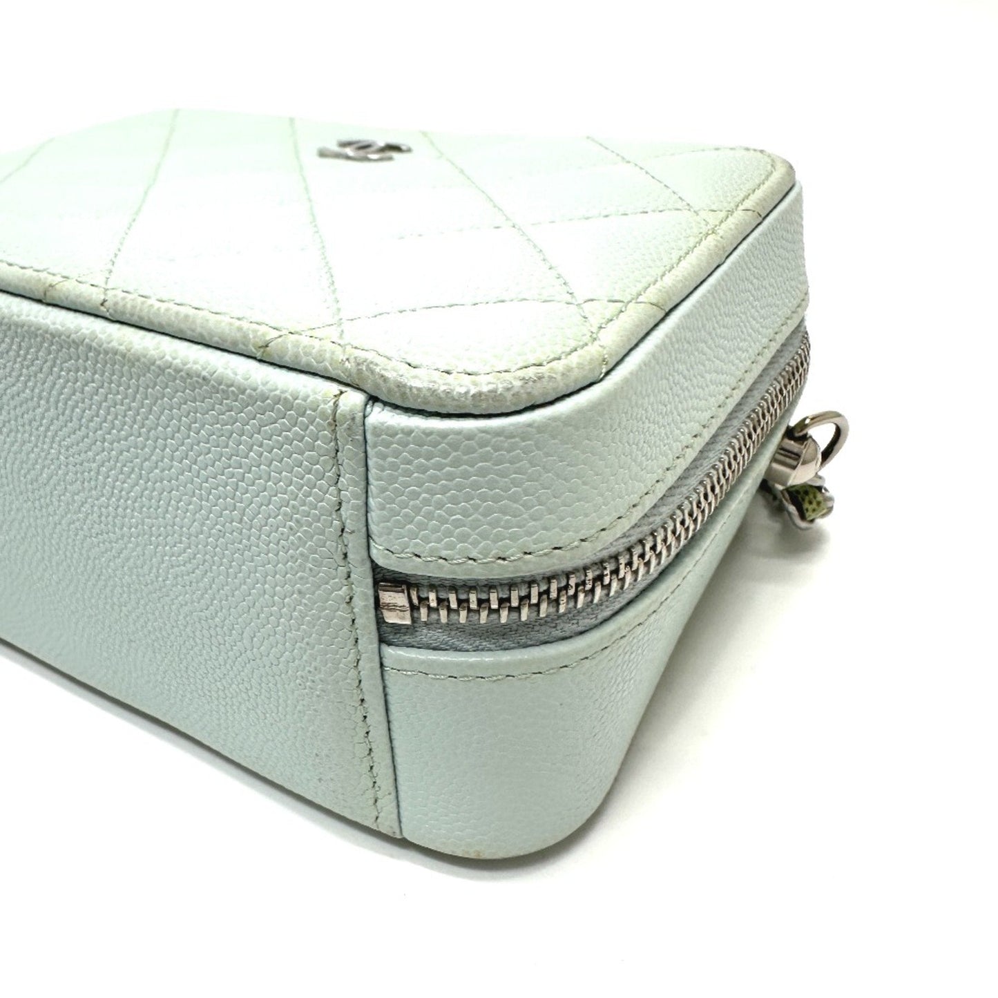 Chanel Blue Leather Shoulder Bag ()