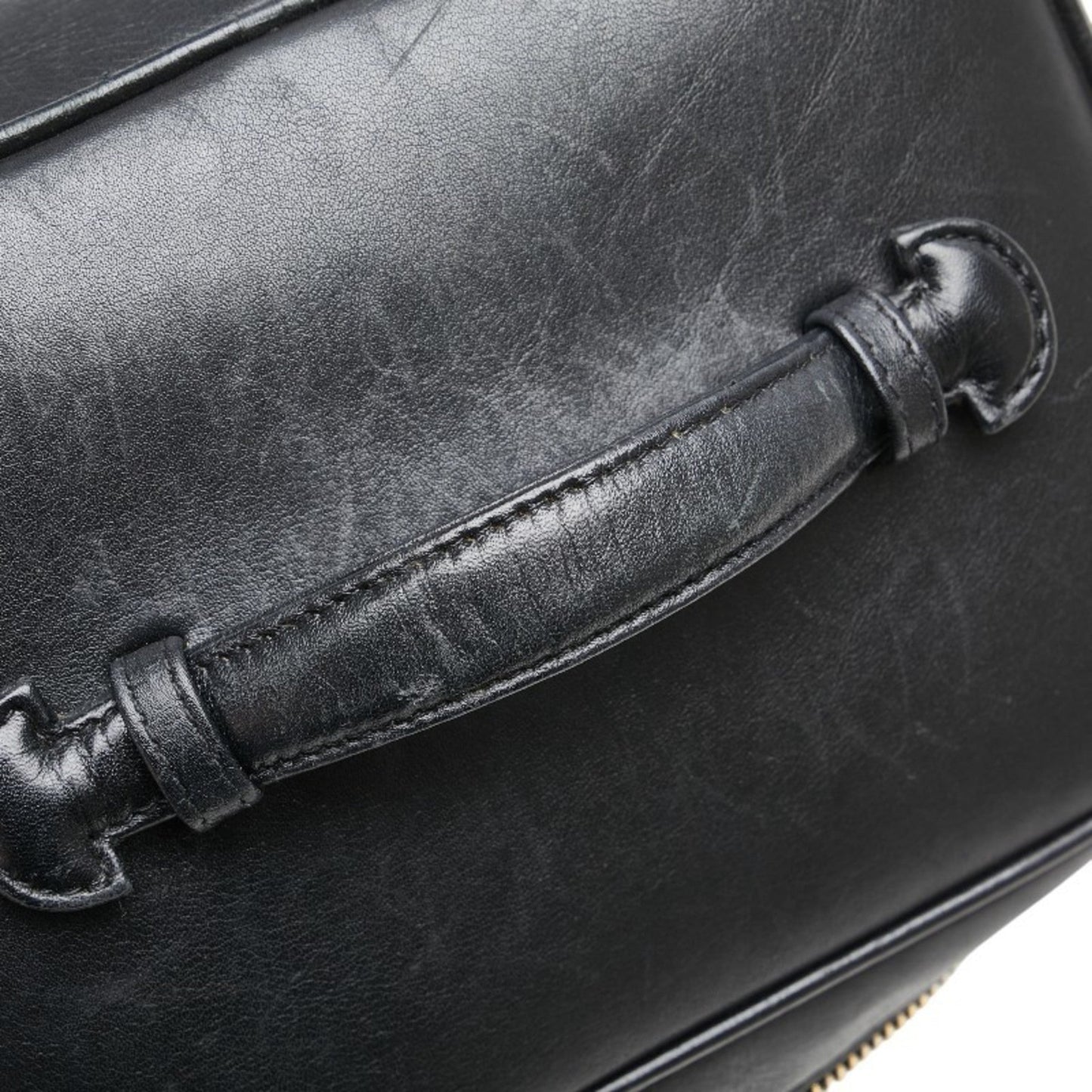 Chanel Black Leather Vanity Bag ()