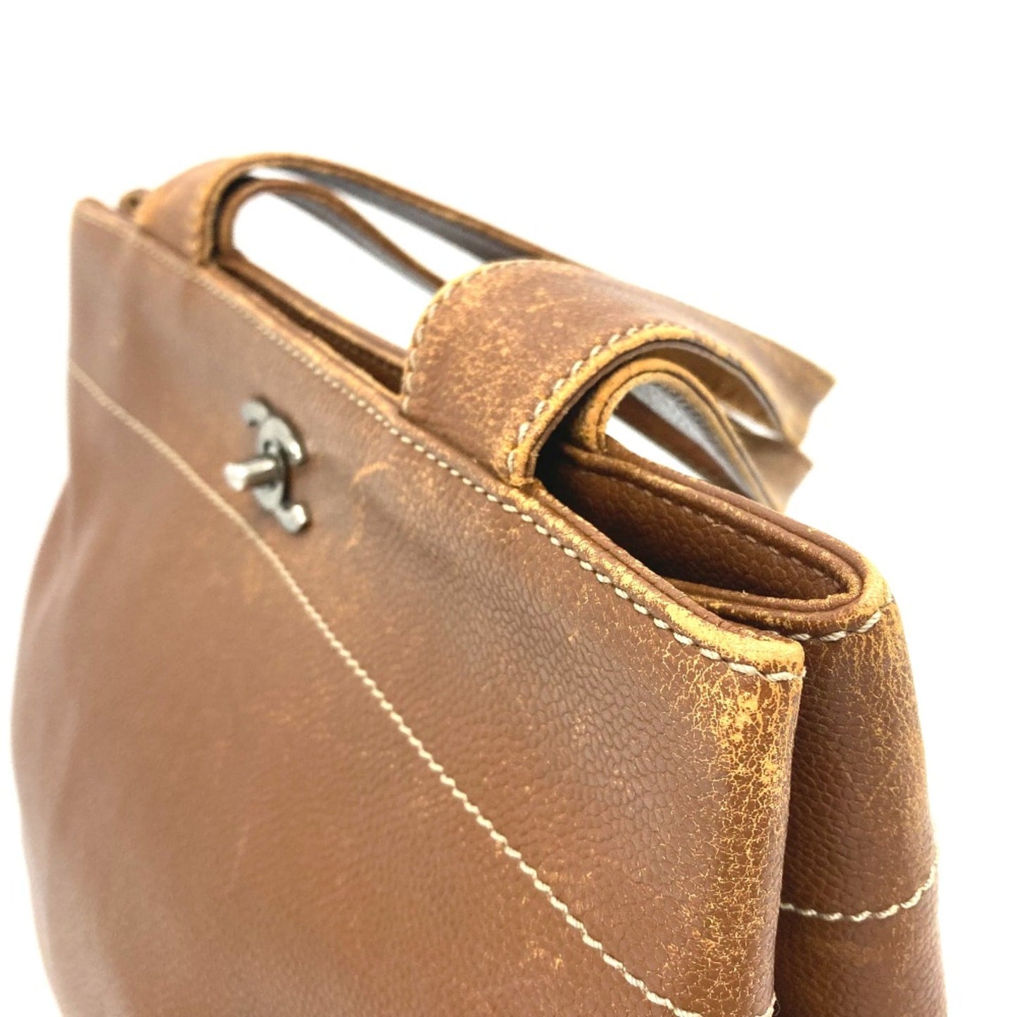 Chanel Brown Leather Tote Bag ()