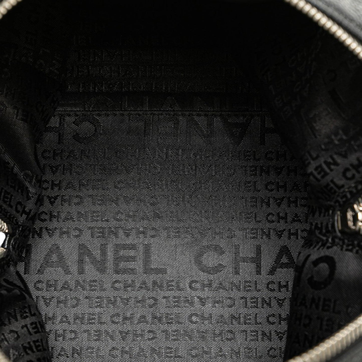 Chanel Black Caviar Leather Boston Bag Handbag ()