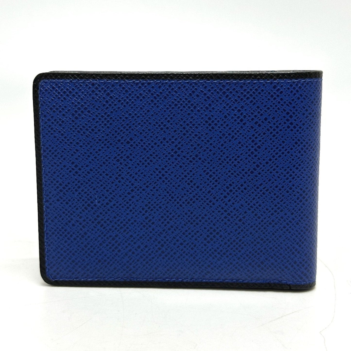 Louis Vuitton Blue Leather Wallet (Bi-Fold) ()