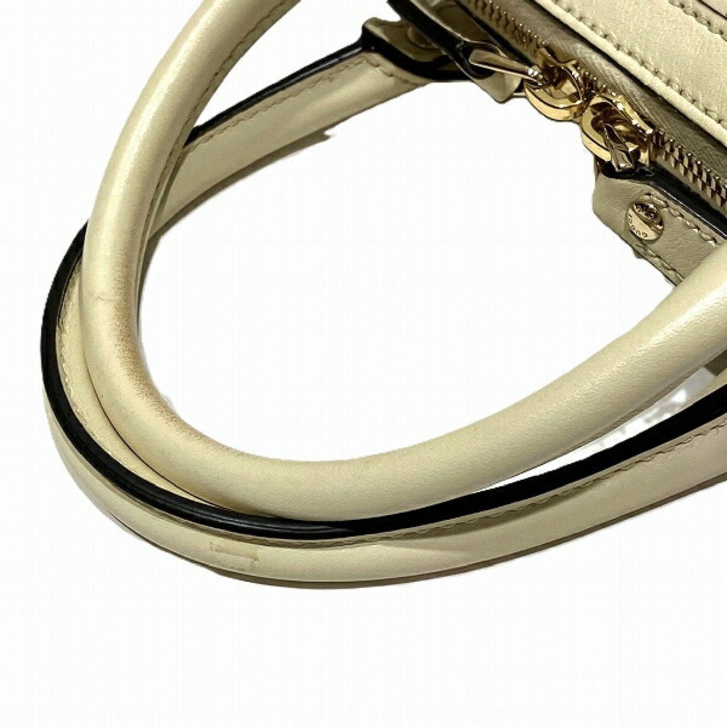 Gucci Ivory Leather Handbag Shoulder Bag ()