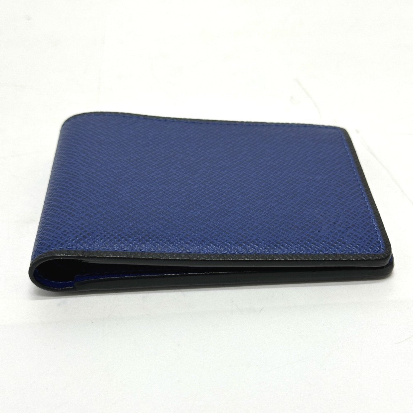 Louis Vuitton Blue Leather Wallet (Bi-Fold) ()