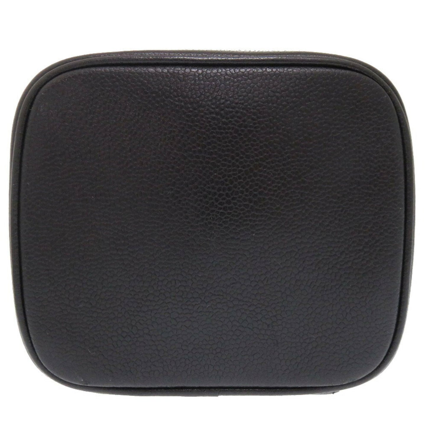 Chanel Black Caviar Leather Handbag Vanity Bag ()