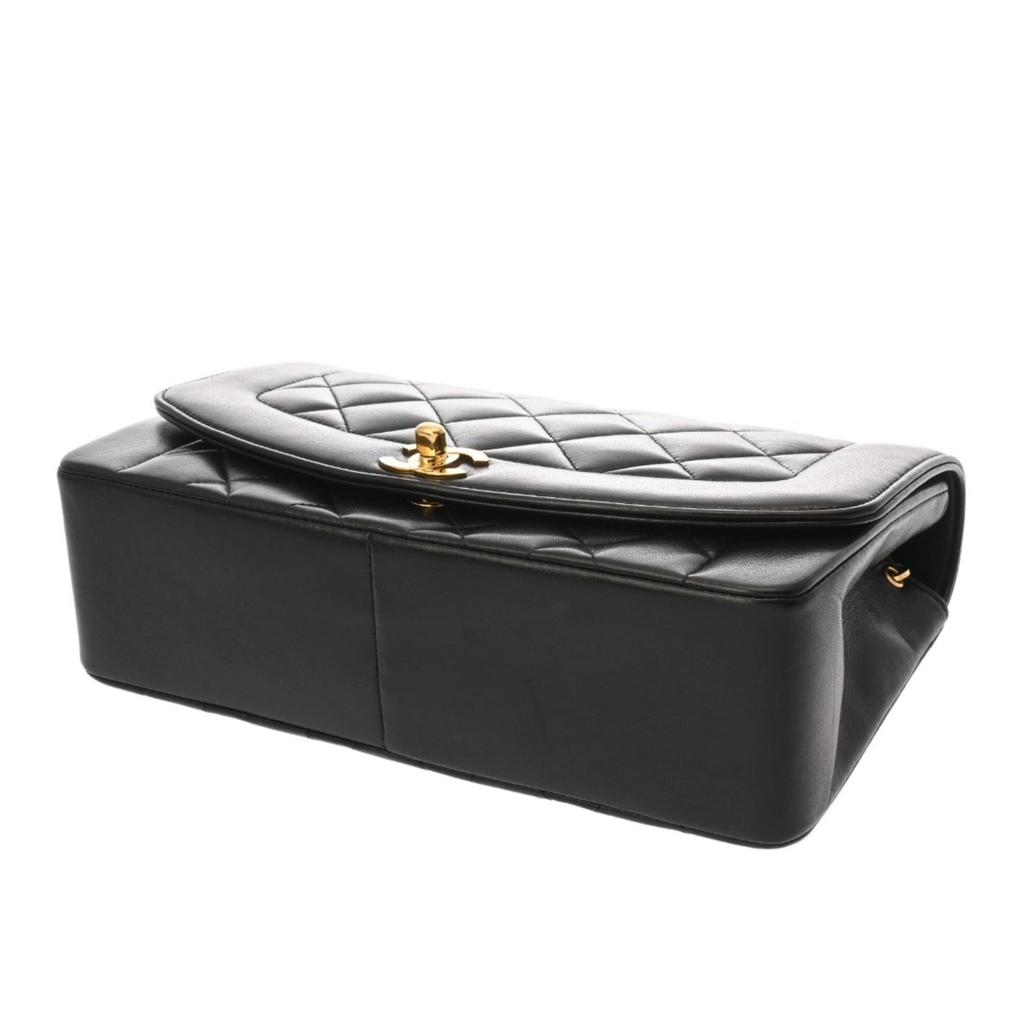 Chanel Black Leather Shoulder Bag ()