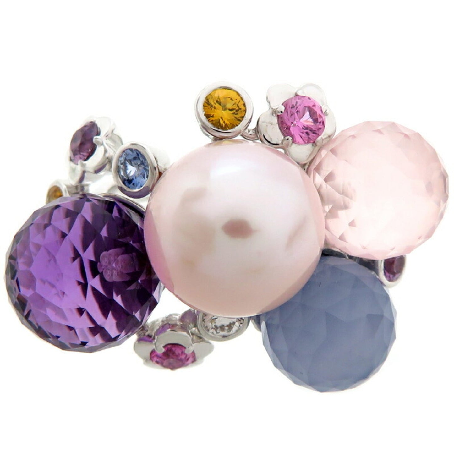 Chanel White Gold (18K) Band Ring ()