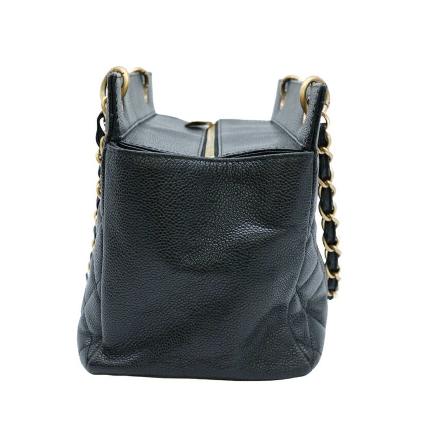 Chanel Black Caviar Leather Handbag ()