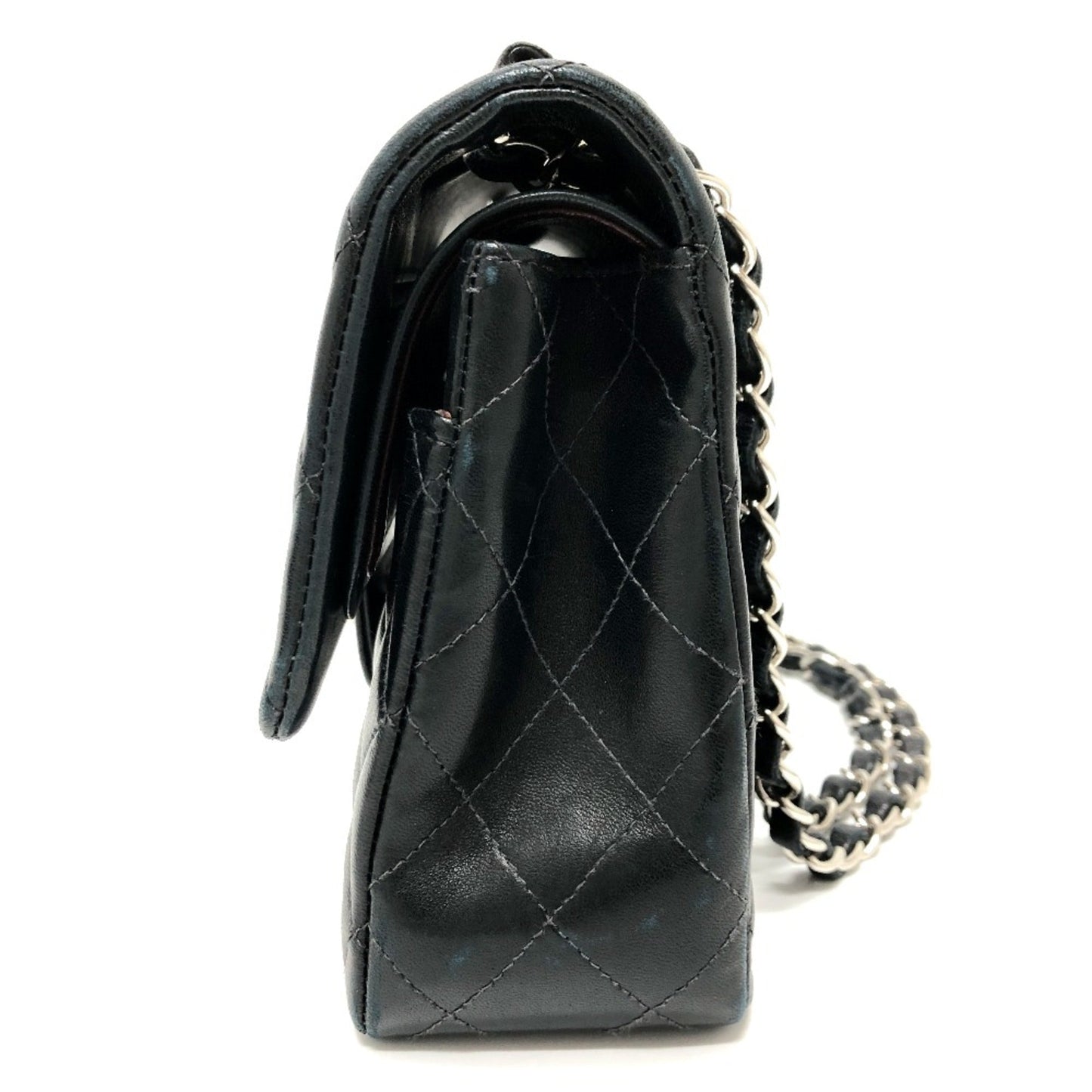 Chanel Black Leather Shoulder Bag ()