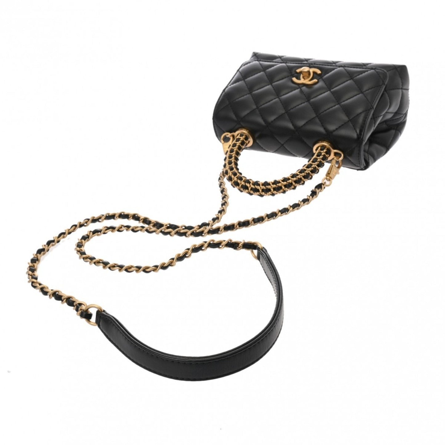 Chanel Black Leather Handbag ()