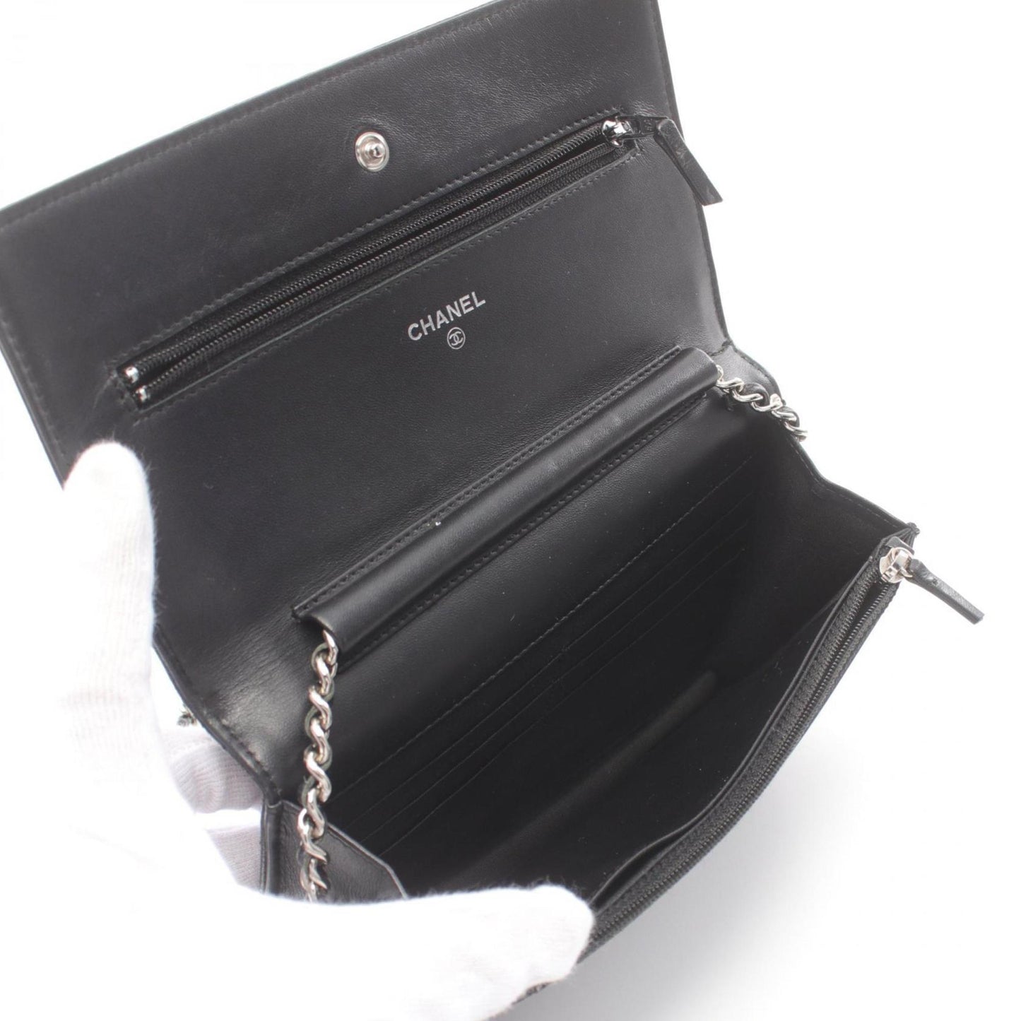 Chanel Caviar Skin Black Caviar Leather Shoulder Bag ()