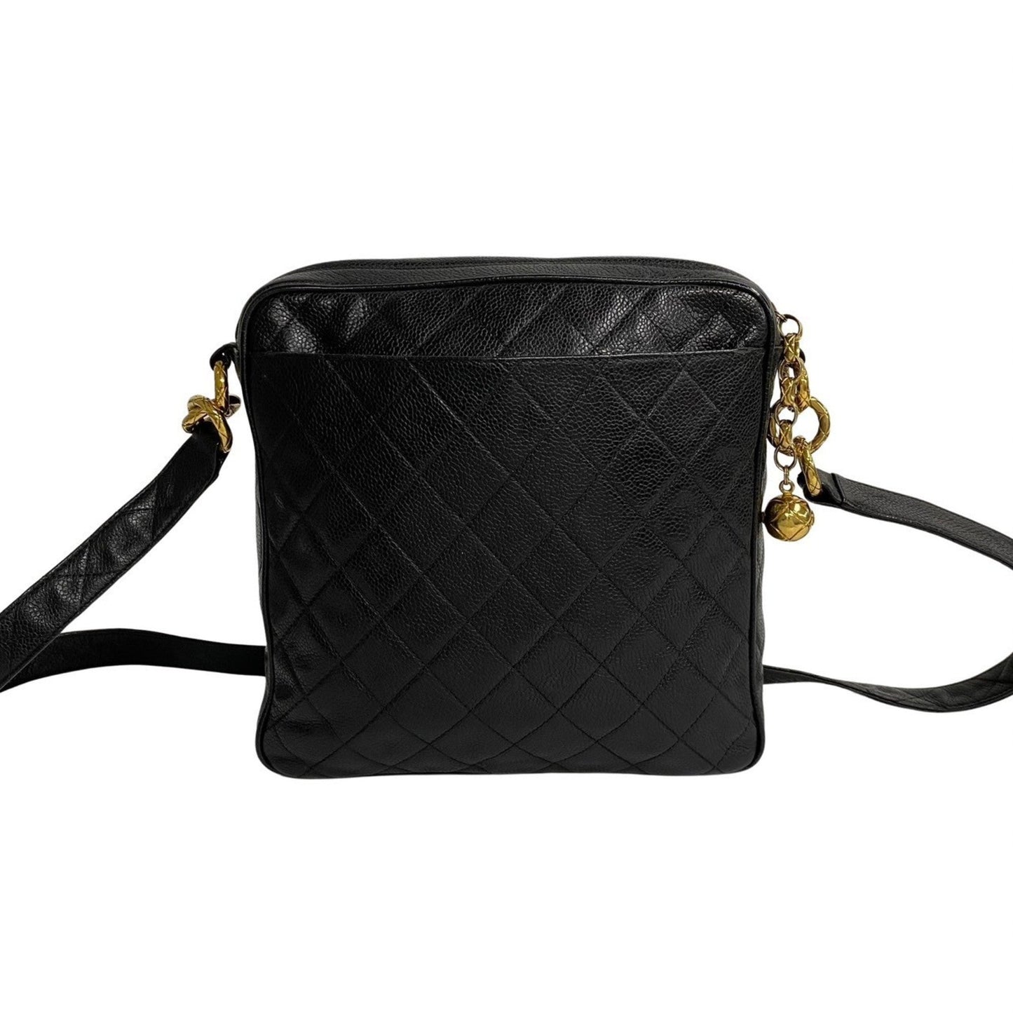 Chanel Black Leather Shoulder Bag ()