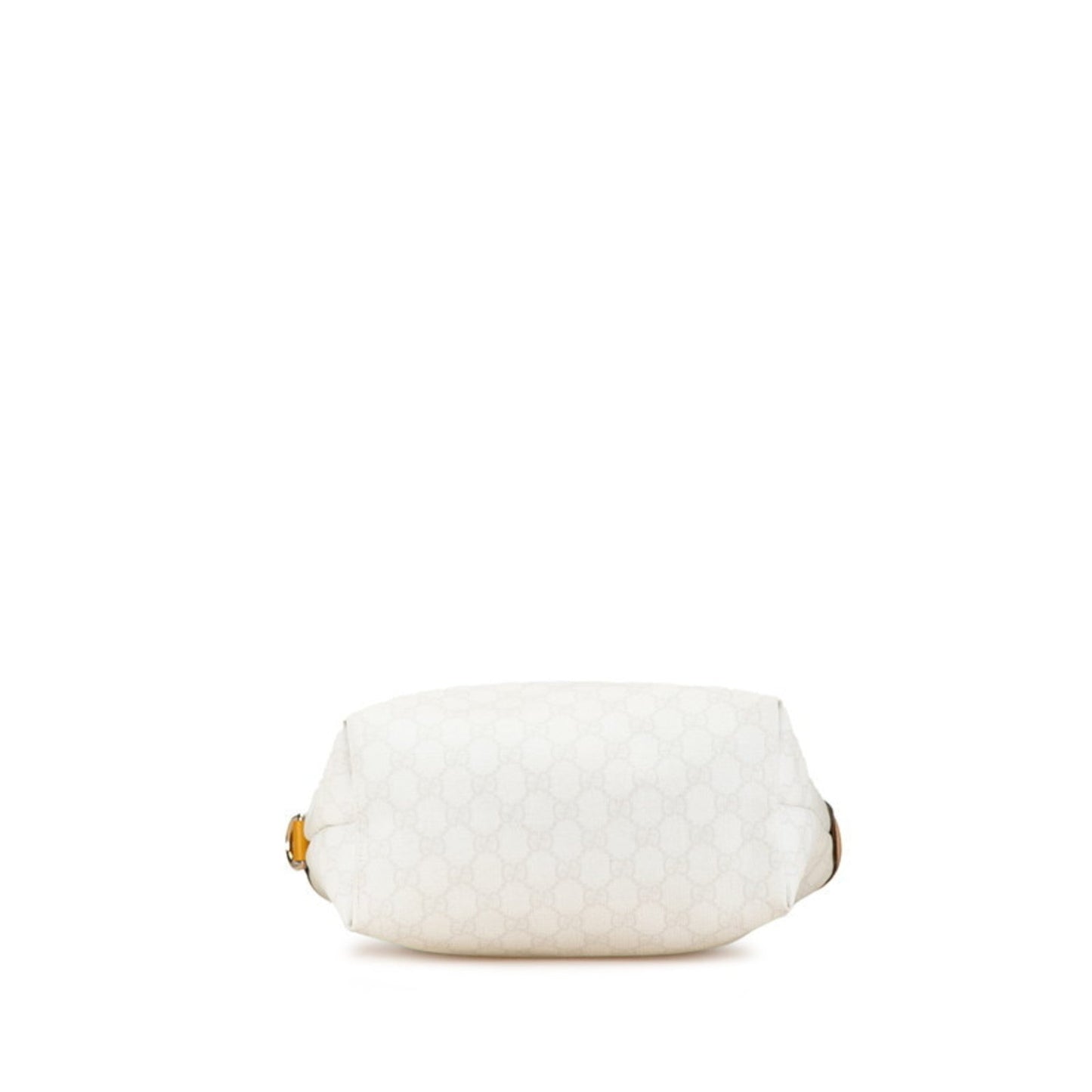 Gucci White Yellow Pvc Leather Tote Bag ()