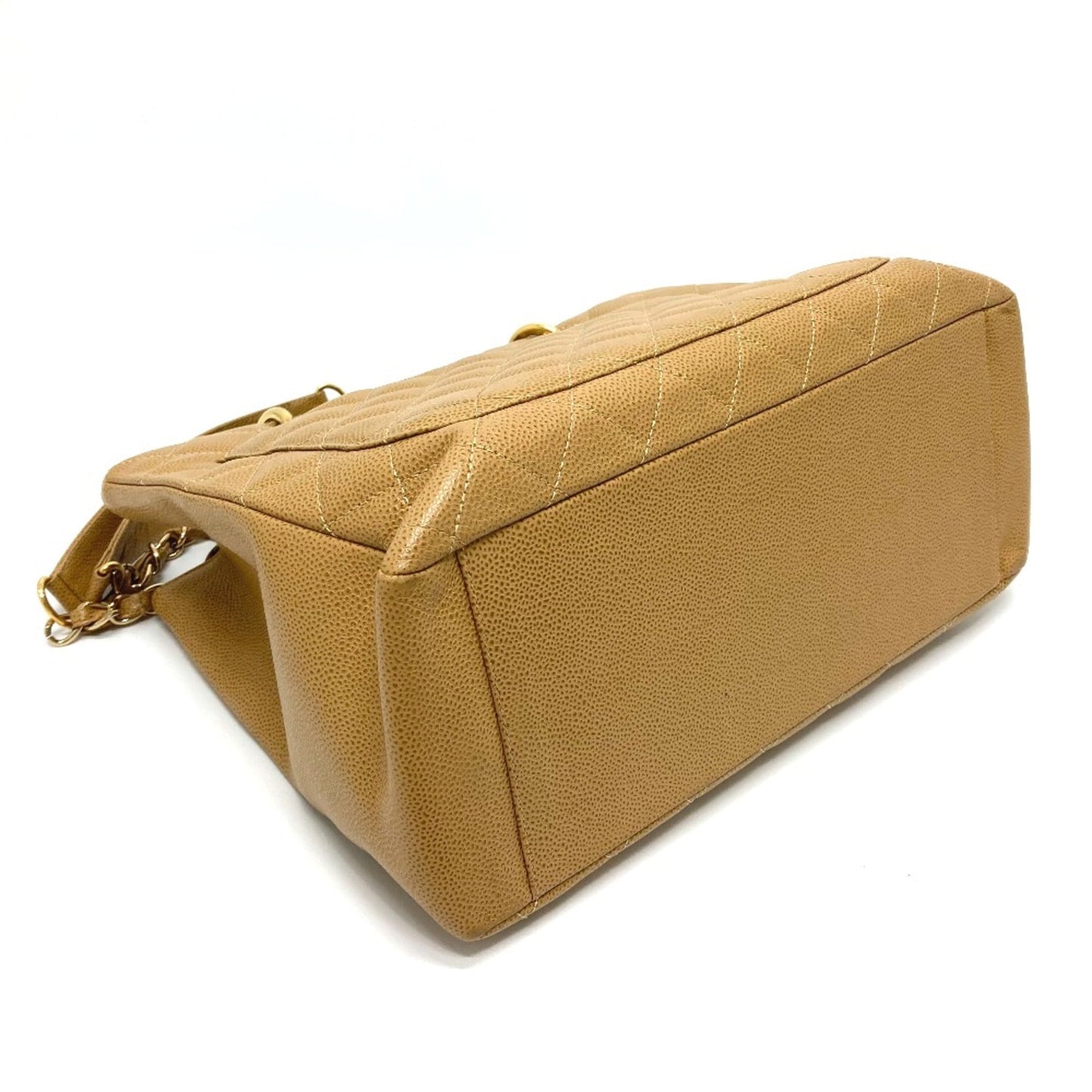 Chanel Beige Leather Tote Bag ()