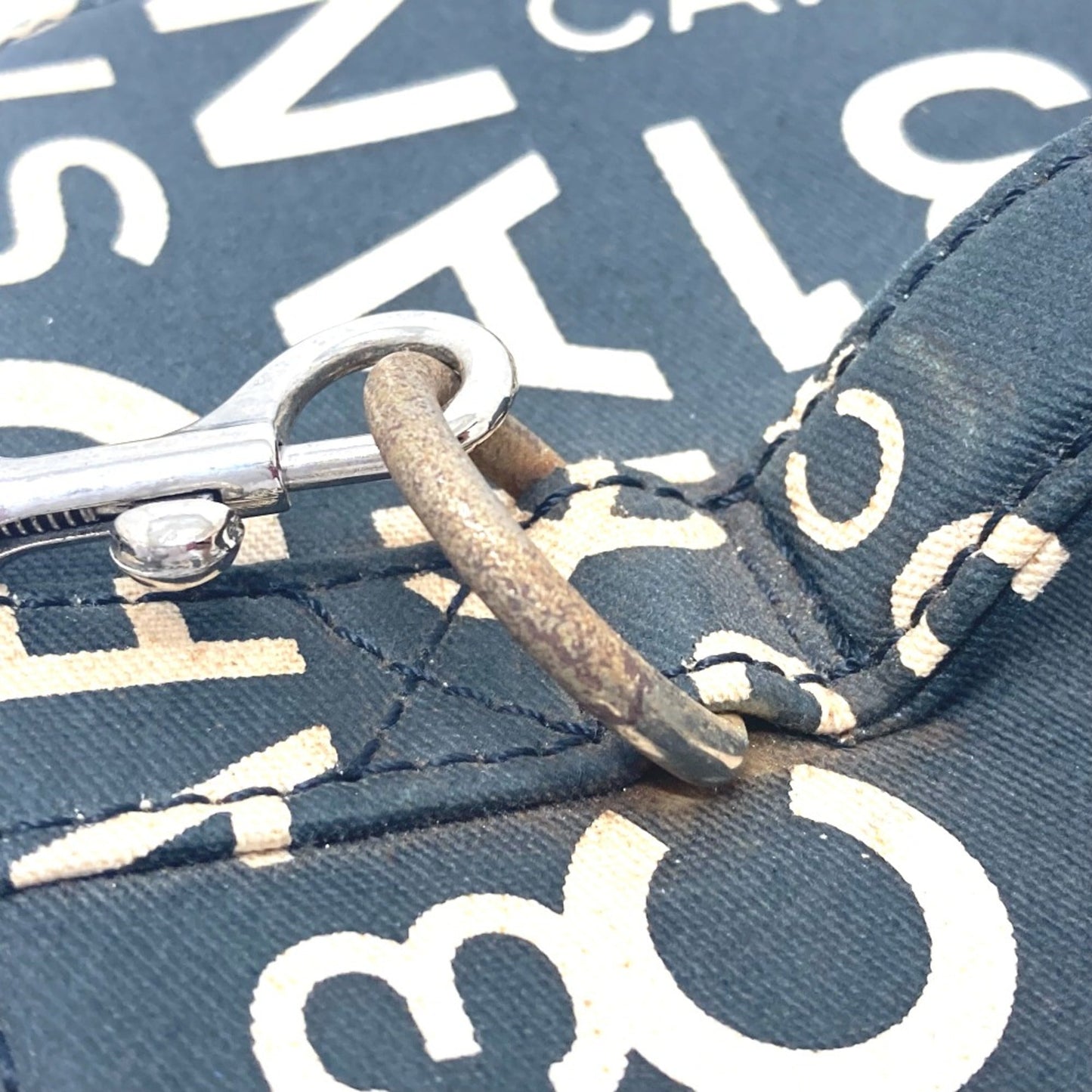 Chanel Black Cotton Handbag ()