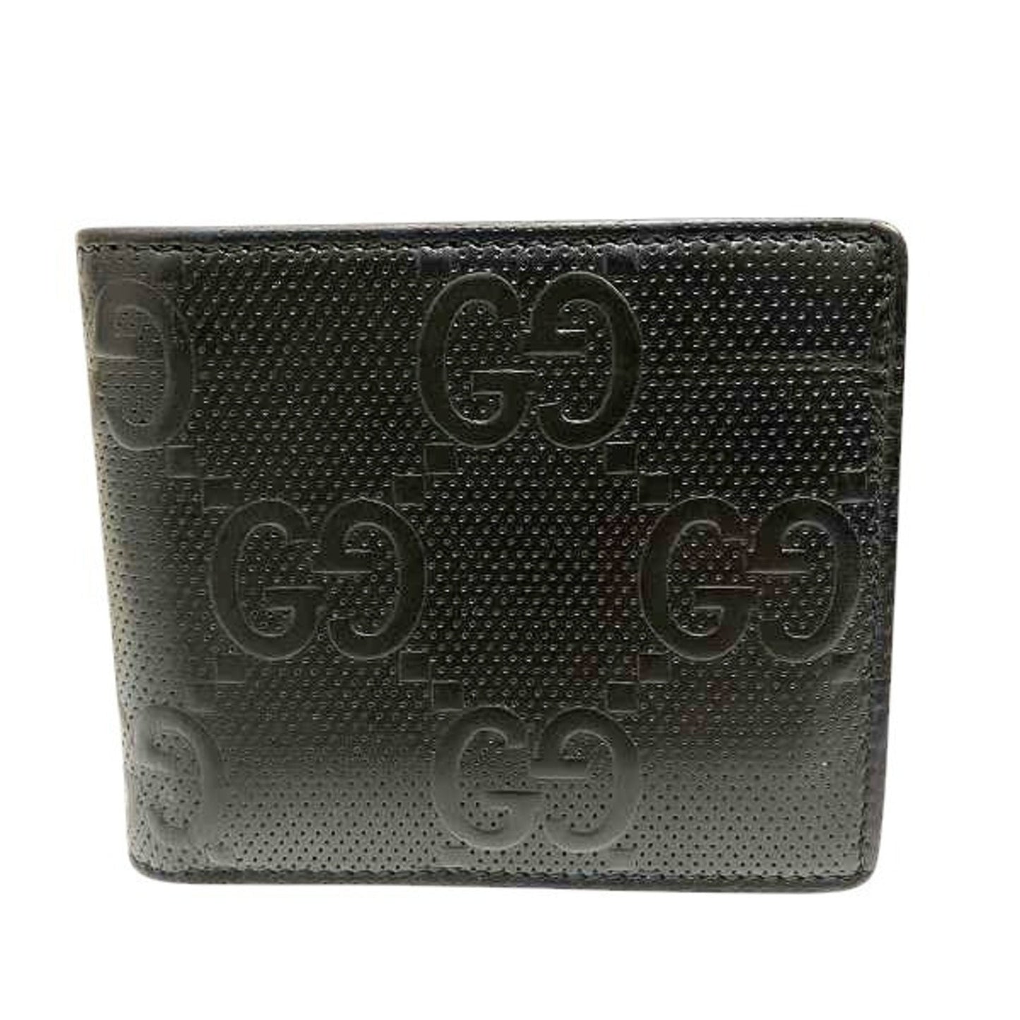 Gucci Black Leather Wallet (Bi-Fold) ()